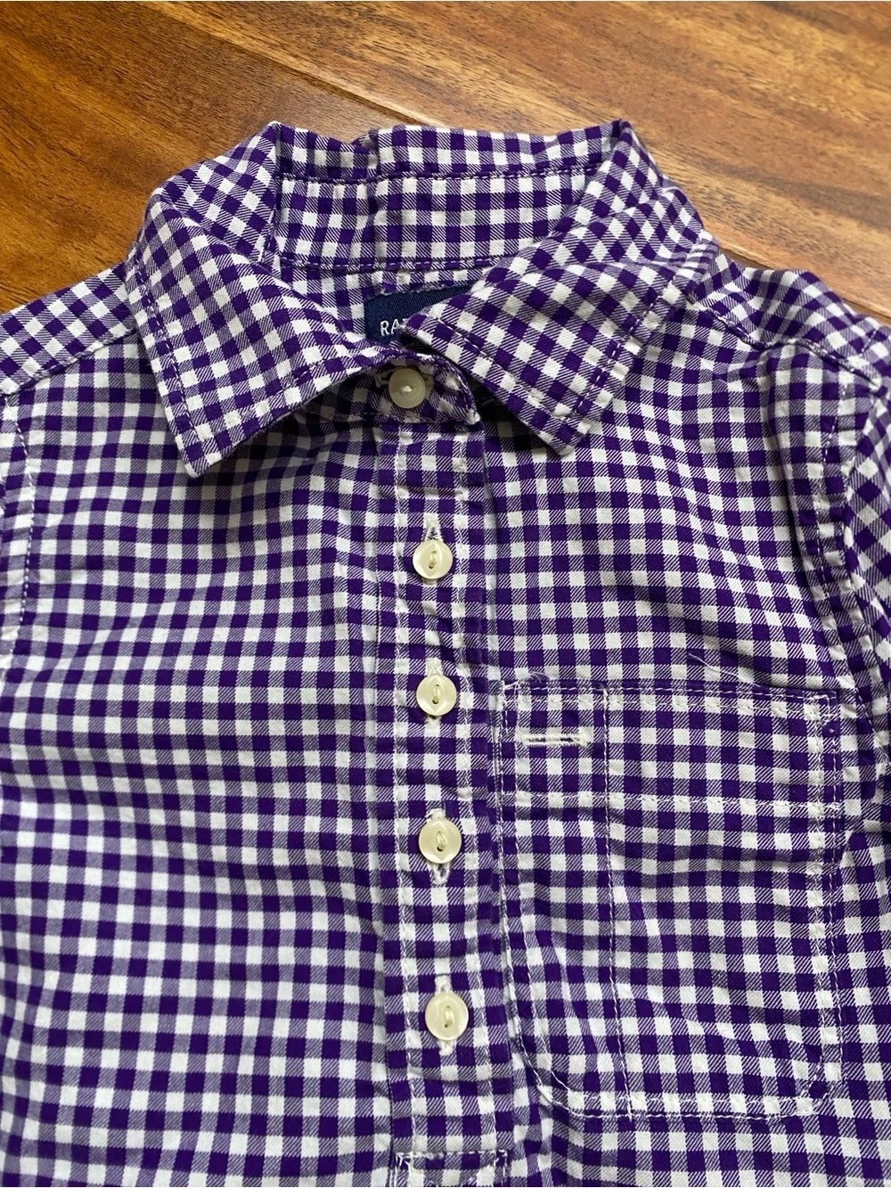 Ralph Lauren partial button
